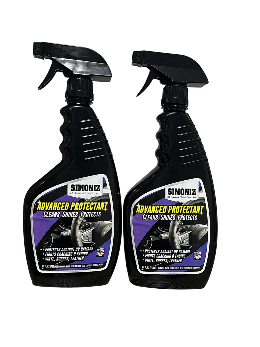 Simoniz Advanced Protectant Spray — Black (2-Pack) new
